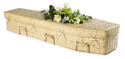 bamboo eco traditional coffin